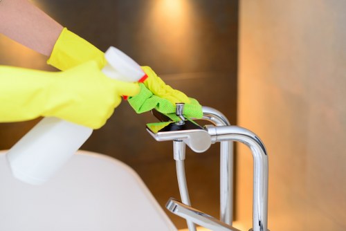 Illustration of protected carpet cleaning payment processing
