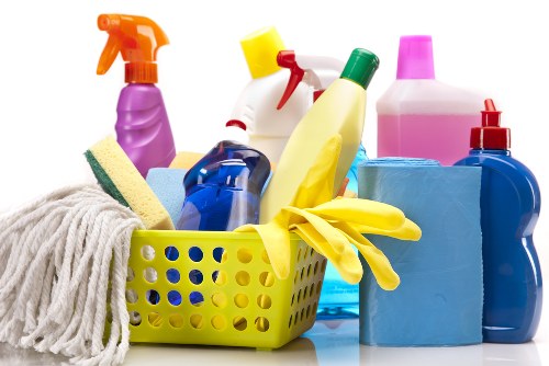 Regular office cleaning routine in a Brent commercial property
