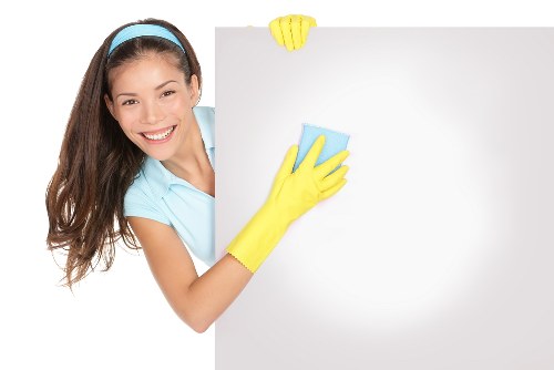 Local cleaners preparing a Brent property for handover